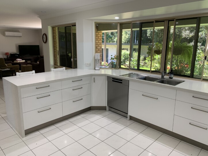 Brisbane Kitchens-Whitewood Wall