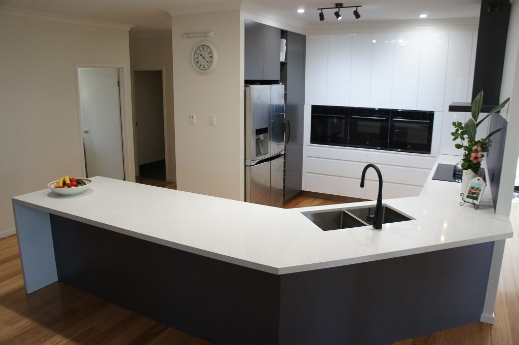 Modern Kitchen Renovation Brisbane Northside-Angled Benchtops