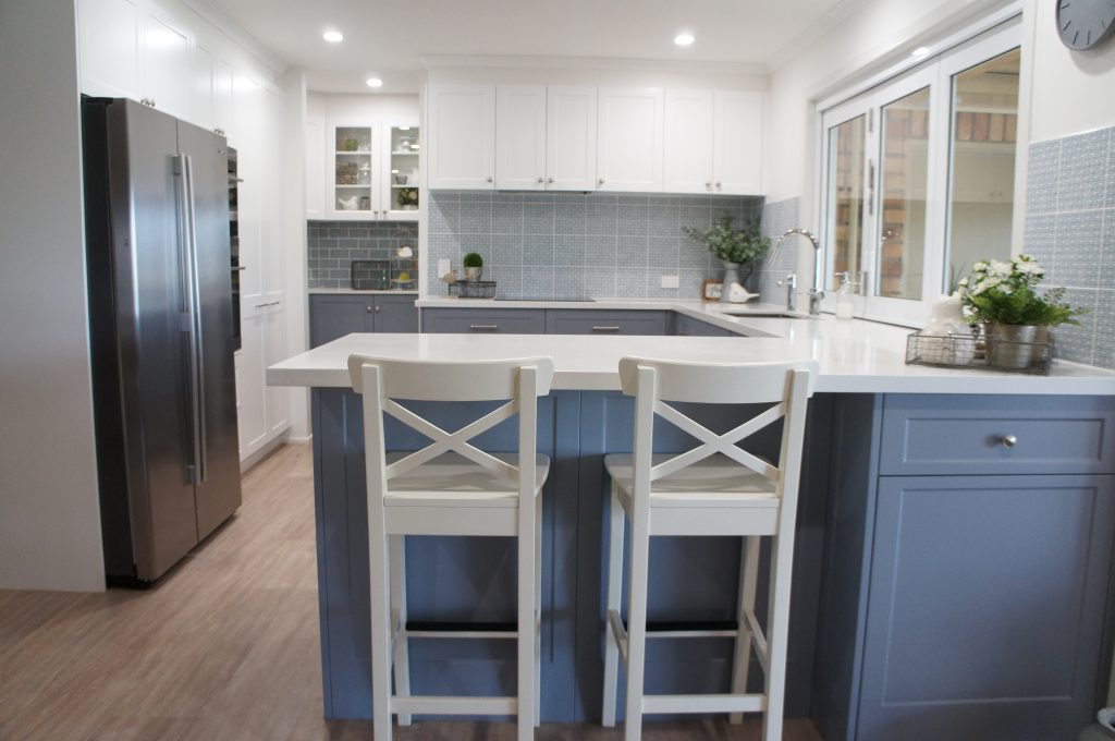 Custom Hamptons kitchen cabinetry