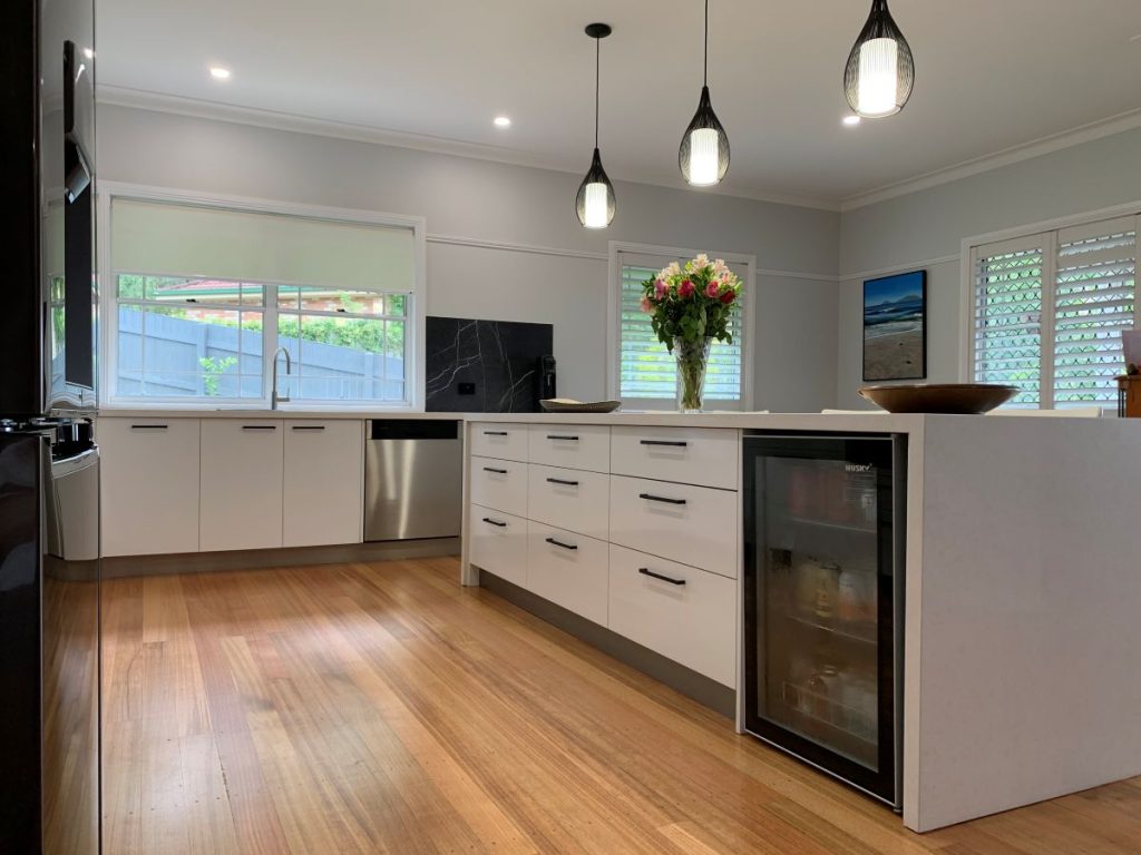 Eatons Hill Kitchen Renovation-Built Under Winefridge