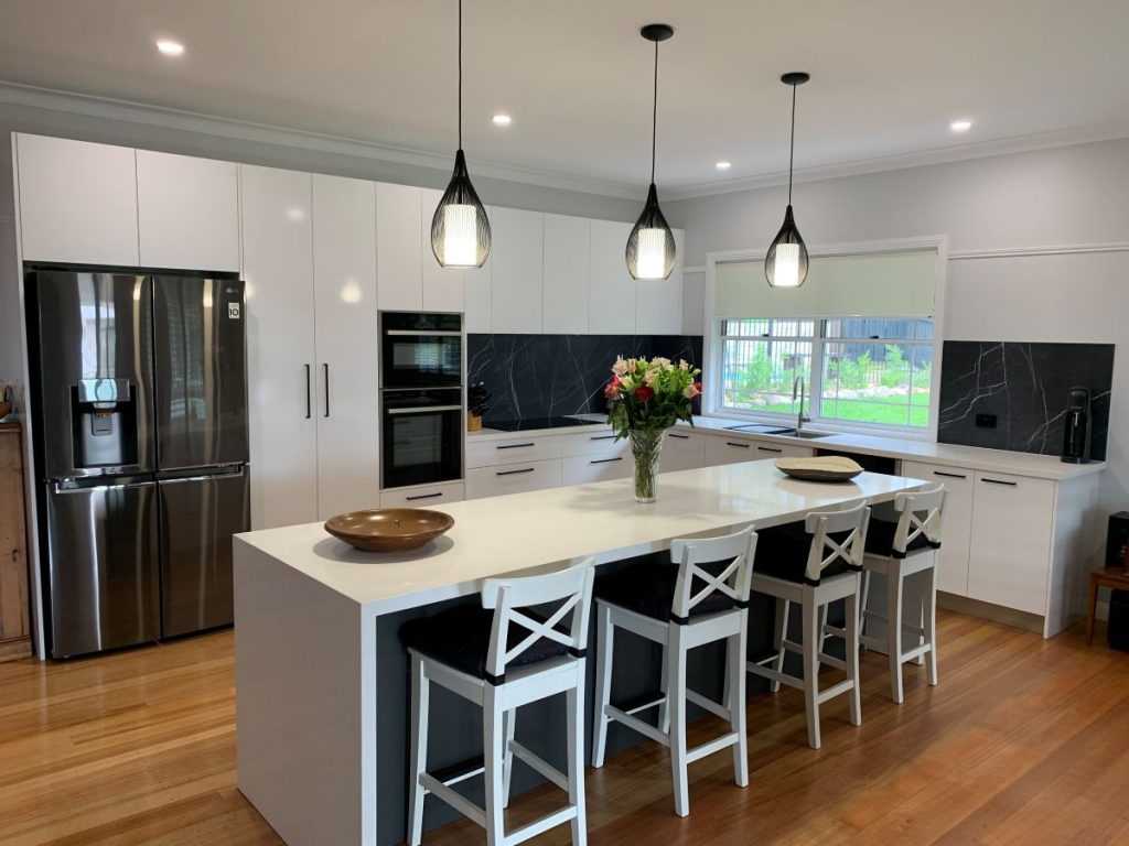 Eatons Hill Kitchen Renovation-Pendant Lighting