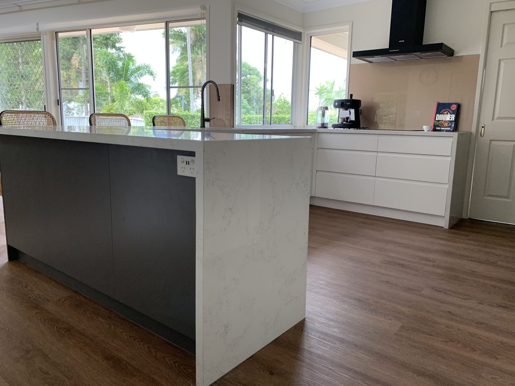 Indooroopilly Kitchen Renovation-Watterfall End