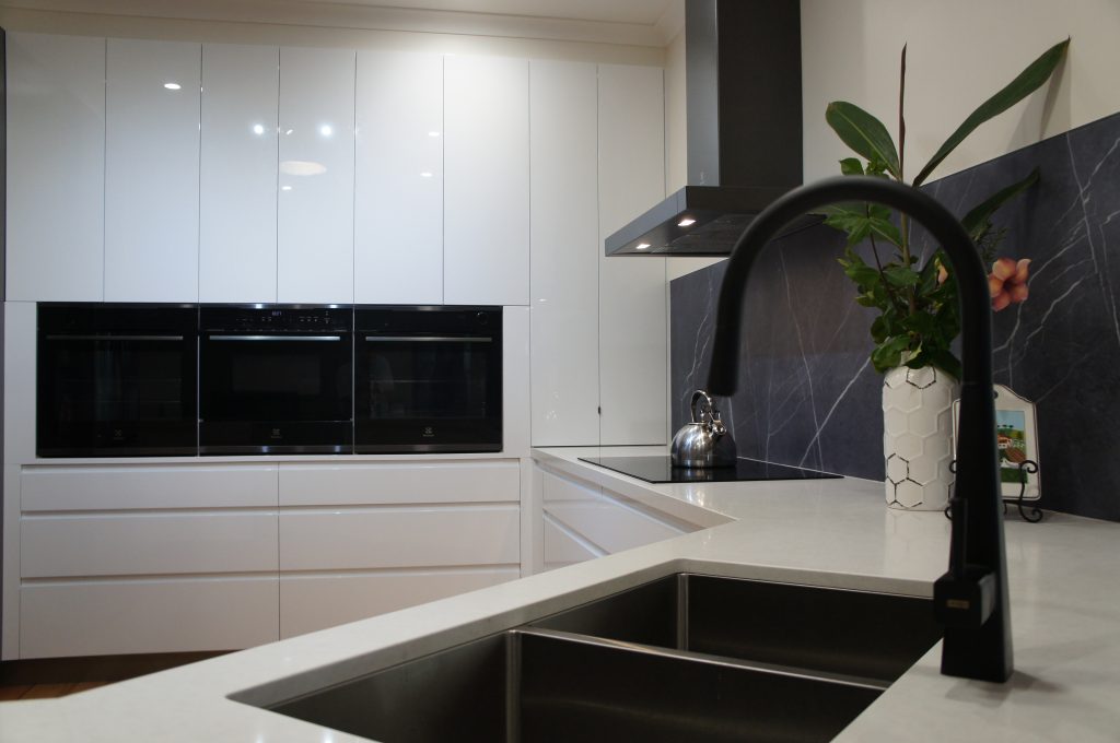 Modern Kitchen Renovation Brisbane Northside-Gooseneck Tap