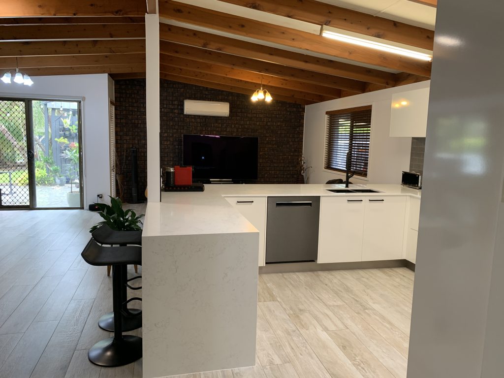 Stafford Kitchen Renovation-Carrara Lumina Benchtops